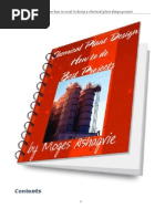 A New Ebook - Chemical Engineering Plant Design Project, How To