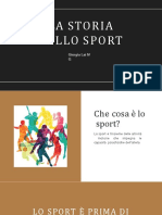 Storia Dello Sport