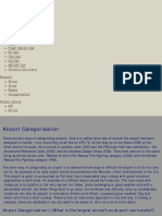 Airport Categorisation: Airport Categorisation I (What Is The Largest Aircraft An Airport Can Handle?)