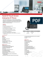 Fanvil X7 Datasheet