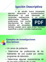 Investigación Descriptiva y Tipos