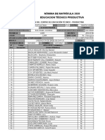 Operación de Base de Datos