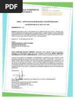 Certificado de Inhabilidad