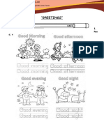 GREETINGS Worksheet 1ro