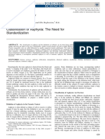 Classification of Asphyxia: The Need For Standardization: Paper Pathology Biology