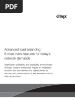 Advanced Load Balancing: 8 Must-Have Features For Today's Network Demands