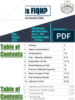 Assignment, Understanding Basics of Fiqh. Bilal Khan, Roll No 1819.