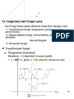 Transformasi Fungsi