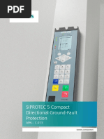 SIPROTEC 5 Compact Directional Ground-Fault Protection: APN - C.013