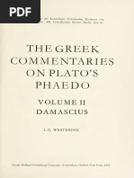 The Greek Commentaries On Plato'S Phaedo: Damascius