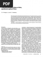 02.1.3 - Thermal Conductivities of Thin