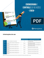 Cronograma e Controle de Revisões - EnEM