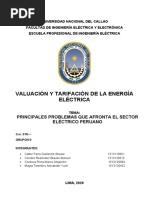 Principales Problemas Que Afronta El Sector Eléctrico Peruano.