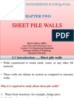 Chapter - 2 - Sheet Pile