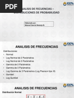 Análisis de Frecuencias - Distribuciones de Probabilidad