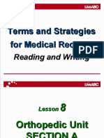 Lesson 8 - Section A - OrTHOPEDIC - Homework