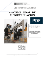 Informe Final de Autoevaluacion 2020