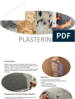 Plastering