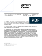 Subject: Means of Compliance With Title 14 CFR, Part 23, 23.629, Flutter Date: 9/28/04 Initiated By: ACE-100 AC No:23.629-1B Change