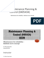 Session 8 - Maintenance For Reliability - Bathtub Curve Concept-Class Notes2