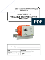 Laboratorio 01 Arranque Directo de Motor Trifásico
