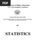 Statistics: Department of Higher Education U.P. Government, Lucknow