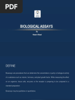 Biological Assays: by Hasan Afzaal