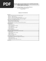 Sustainable Electricity Supplies For The Isle of Eigg: A Report by Hugh Piggott, Scoraig Wind Electric