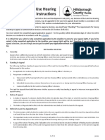 Appeal of Land Use Hearing Officer Decision Instructions: LDC Section 10.05.02