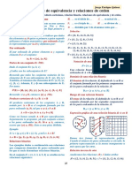 Lectura 5 - Relaciones de Equivalencia y Relaciones de Orden