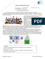 Guía Evaluada de Proceso Comprensión Lectora 5° 15 de Noviembre