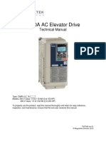 1000A AC Elevator Drive: Technical Manual