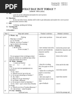 Unit 3 What Day Is It Today ?: LESSON TWO (4,5,6) A. Aim B. Objectives