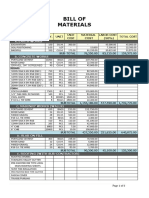 300 Sq.m. Detailed Residential Cost Estimate Sample - 2021