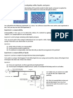 Investigating Solids, Liquids, and Gases: Experiment 1: Compressibility