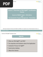 Lesson 1 - PMI PGMP Prep Overview v1