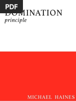 Domination Principle (E Book)