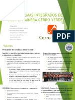 Sistemas Integrados de Gestión Minera Cerro Verde - Final