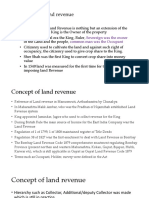 Concept of Land Revenue: Sovereign Was The Owner Common Man Was The Occupant