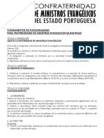 Fundamentos de Funcionalidad Propuestos A La Fraternidad de Ministros Evangélicos de Los Municipios