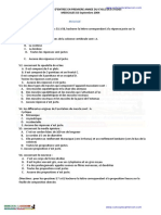 Sujet Biologie FMSB 2004