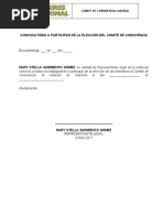 Formatos Constitucion Comité de Convivencia