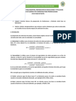 Segunda Parte - Estequiometría, Preparación de Disoluciones, Titulación Ácido Base