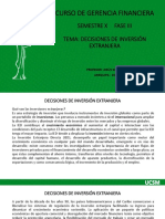 Decisiones de Inversión Extranjera