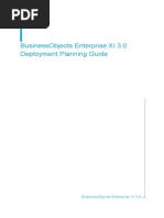 SAP Business Objects Enterprise XI 3.0 Deployment Planning Guide (2008)