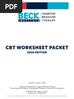 CBT Worksheet Packet: 2020 EDITION