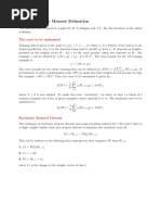 Adam: Adaptive Moment Estimation: The Error To Be Minimized