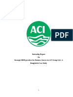 Strategic HRM Practices For Business Success in ACI Group Ltd. - A Bangladesh Case Study 04june 2018