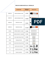 Lista de Precios Rubro Metálica - Persialux 2021