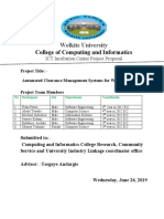 Automated Clearance Management Systems For Wolkite University